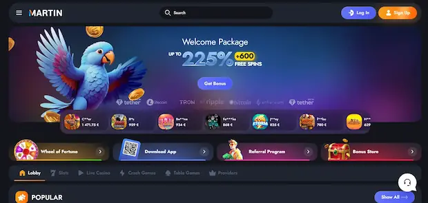 Почему мы выбираем Martin Casino?