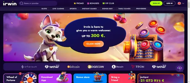 Почему мы выбираем Irwin Casino
